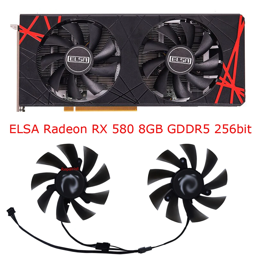 2Pcs/Set,PLA09215B12H,GPU Grap - Rx 580 8Gb 2048Sp Gpu recension och pris